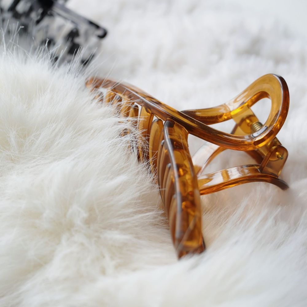 Amber & Marble Claw Clip Duo — image 4