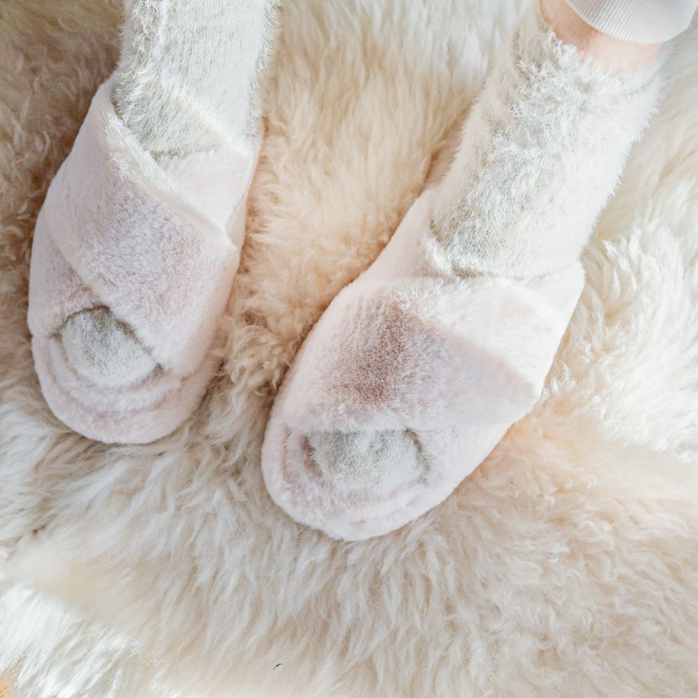 Cloud Plush Cross Slides