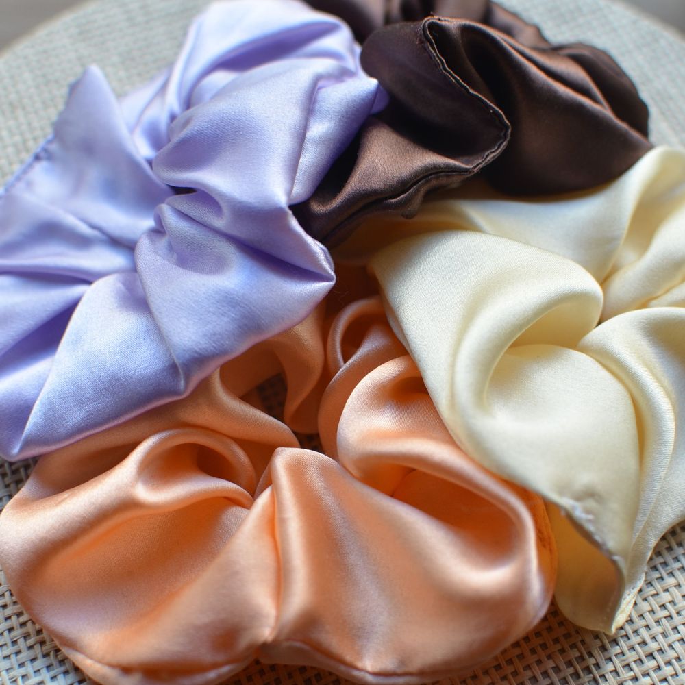 Satin Scrunchie Set (5-Pack) — image 6