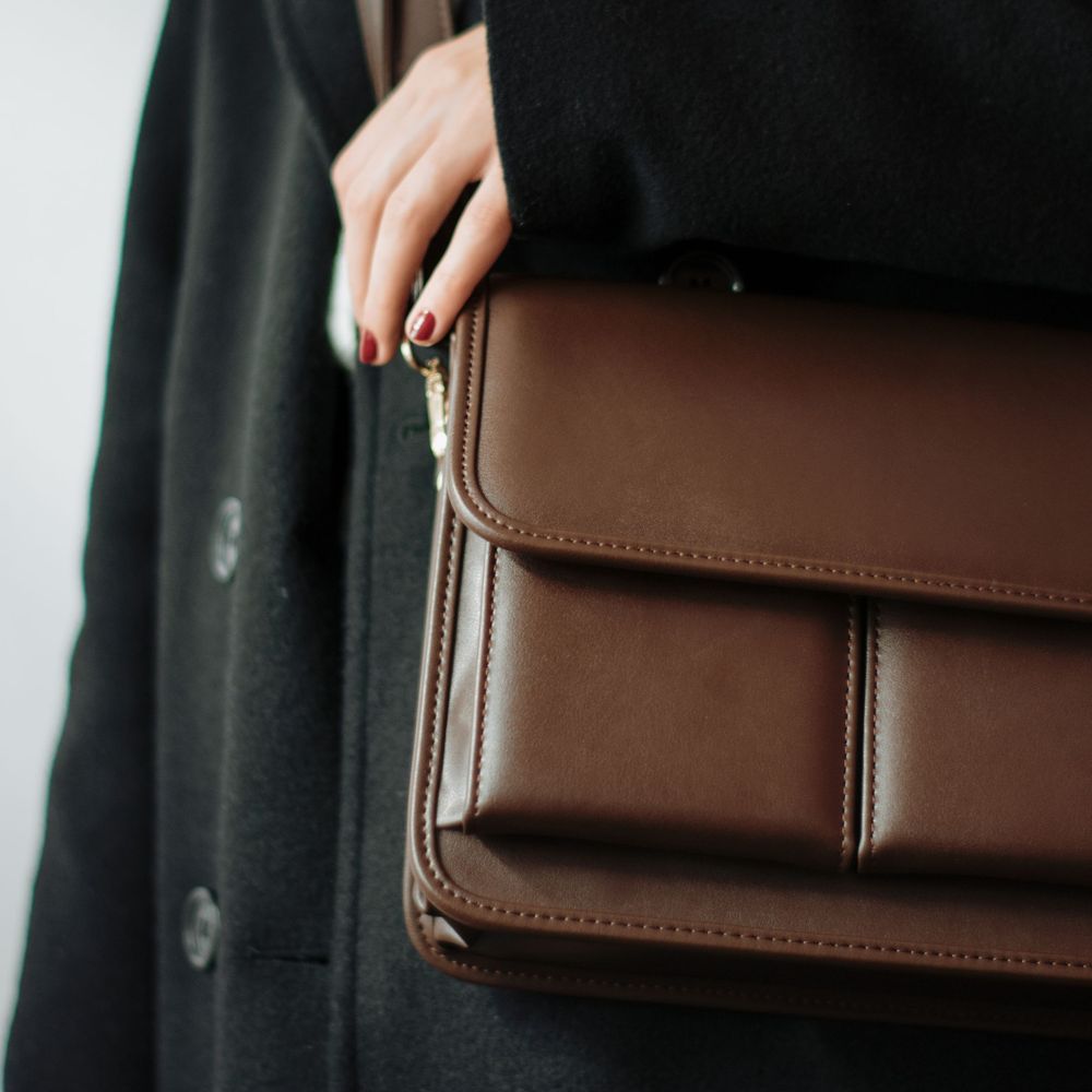 Sculpted Pocket Shoulder Bag — image 4